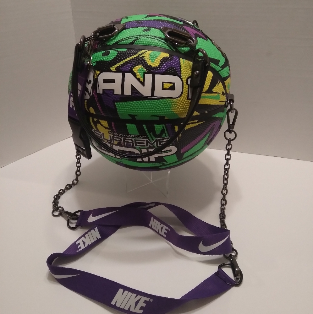NWT HANDMADE "Supreme Grip AND1" Basketball Purse 🏀 - Picture 14 of 16